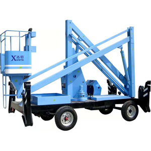 輕便靈活的多柱鋁合金升降平臺，專為商場清潔設(shè)計